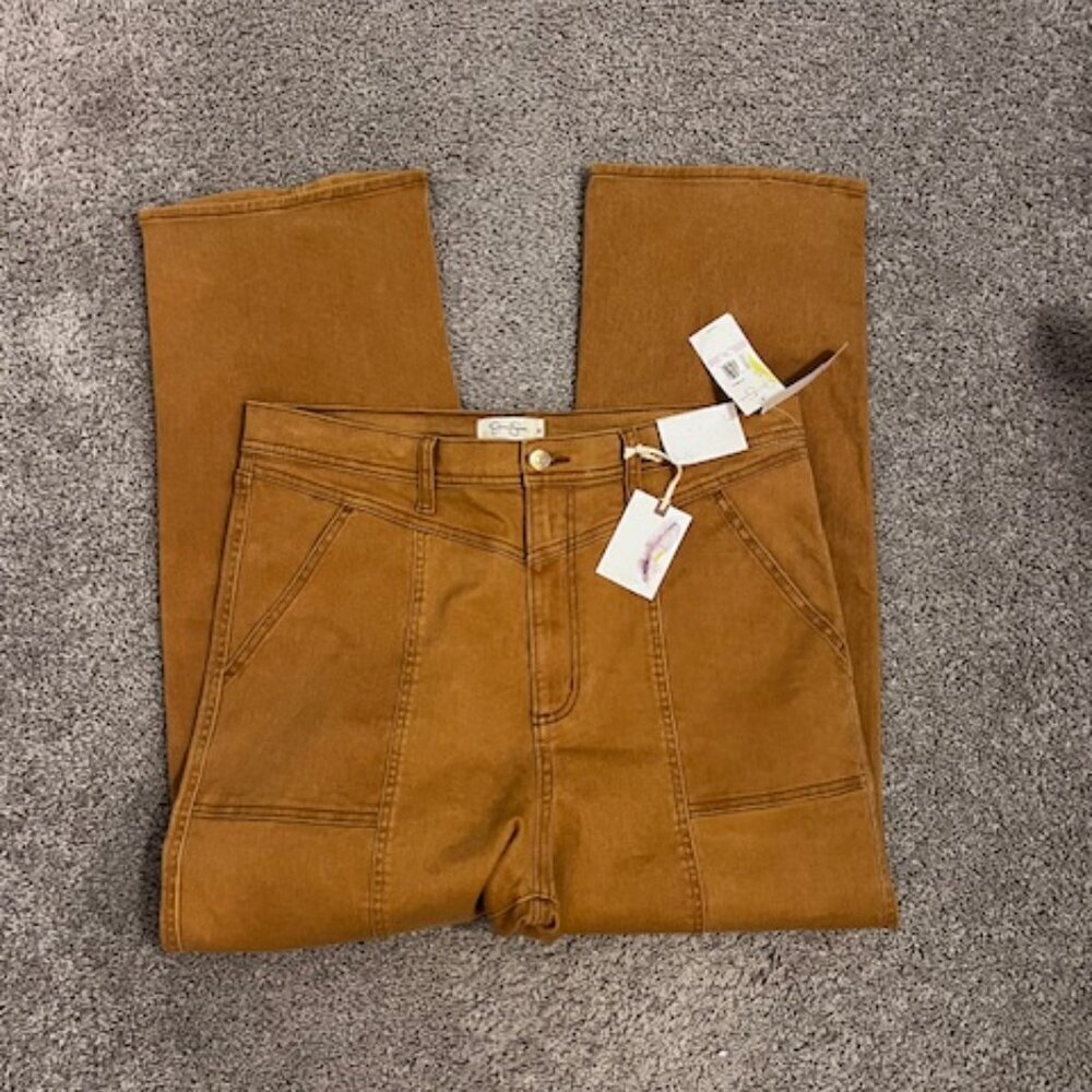 Straight-Leg Cargo Ankle Pants by Jessica Simpson